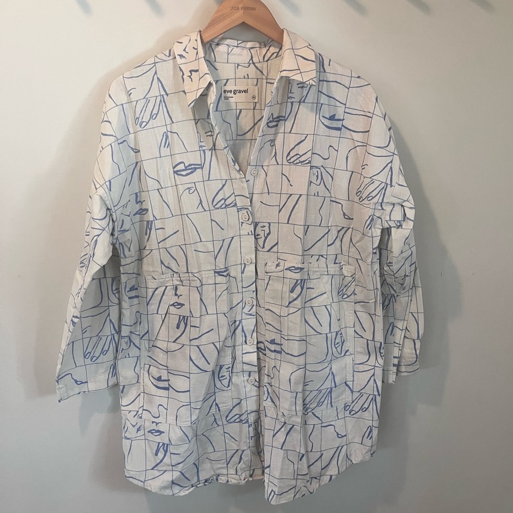 Eve Gravel shirt jacket - collaboration with Julia GR.